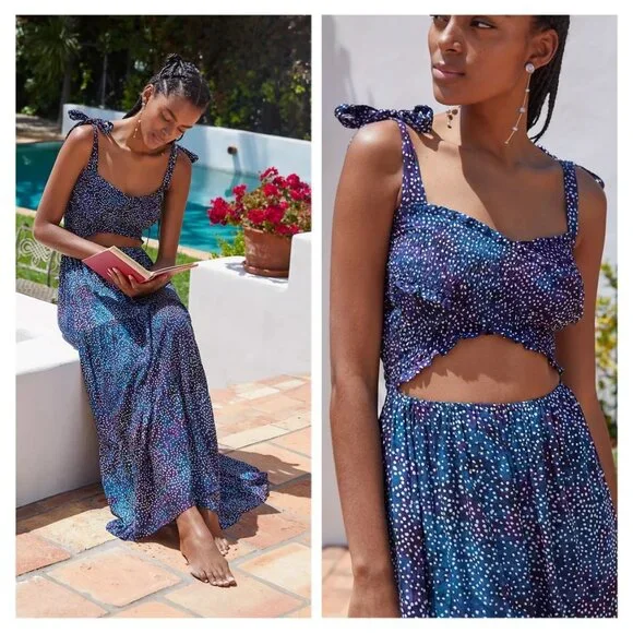 NWT Anthropologie Tiare Hawaii Waverly Midi Dress - Picture 2 of 4